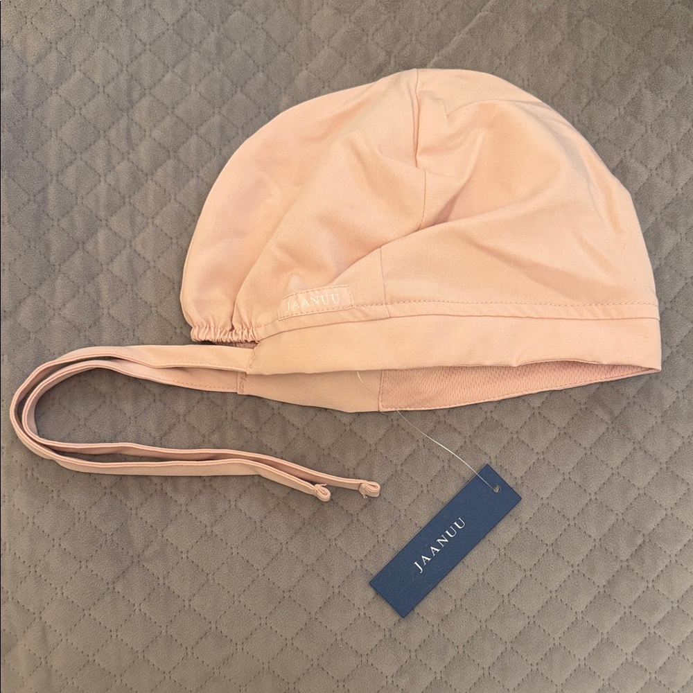 Jaanuu Blush Pink Scrub Cap